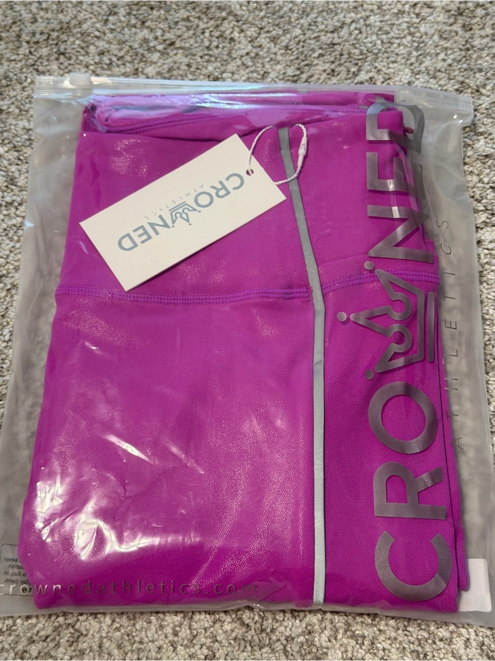 Crowned Athletics Electric Berry Leggings